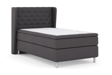 Komplett Sengepakke Choice No 5 120x200 Medium Watergel - Mørkegrå|Metallben - Møbler - Senger - Kontinentalsenger