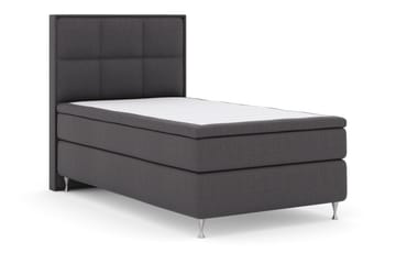 Komplett Sengepakke Choice No 5 120x200 Medium Watergel - Mørkegrå|Sølvben - Møbler - Senger - Kontinentalsenger