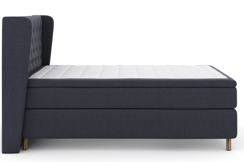 Komplett Sengepakke Choice No 5 140x200 Fast Lateks - Blå|Metallben - Møbler - Senger - Kontinentalsenger