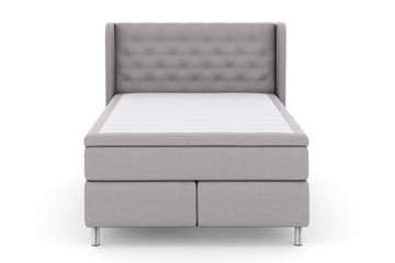 Komplett Sengepakke Choice No 5 140x200 Fast Lateks - Lysegrå|Metallben - Møbler - Senger - Kontinentalsenger