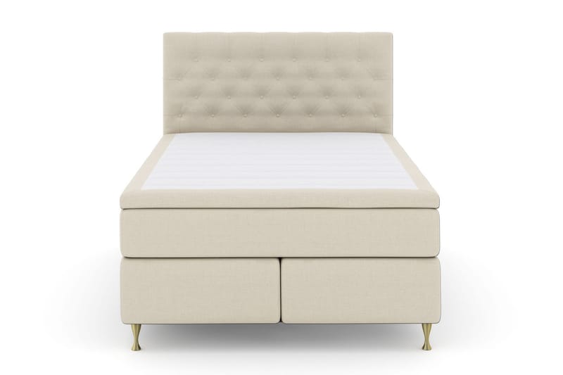 Komplett Sengepakke Choice No 5 140x200 Fast/Medium Lateks - Beige|Gullben - Kontinentalsenger - Komplett sengepakke