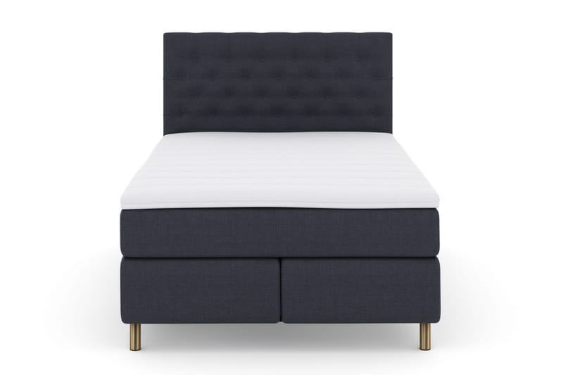 Komplett Sengepakke Choice No 5 140x200 Fast/Medium Lateks - Blå|Kobberben - Møbler - Senger - Kontinentalsenger