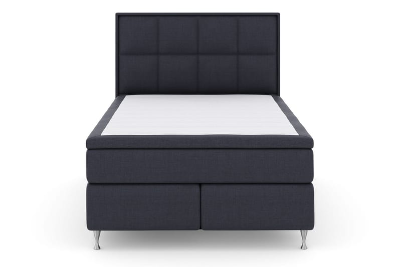 Komplett Sengepakke Choice No 5 140x200 Fast/Medium Lateks - Blå|Sølvben - Møbler - Senger - Kontinentalsenger