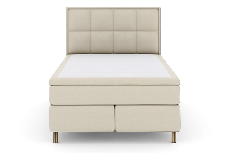 Komplett Sengepakke Choice No 5 140x200 Fast/Medium Watergel - Beige|Kobberben - Møbler - Senger - Kontinentalsenger