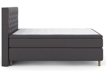 Komplett Sengepakke Choice No 5 140x200 Medium Watergel - Mørkegrå|Kobberben - Møbler - Senger - Enkeltsenger