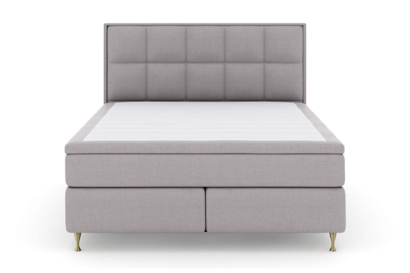 Komplett Sengepakke Choice No 5 160x200 Medium Watergel - Lysegrå|Gullben - Møbler - Senger - Kontinentalsenger