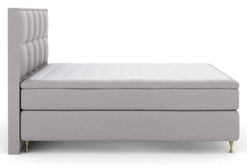 Komplett Sengepakke Choice No 5 160x200 Medium Watergel - Lysegrå|Gullben - Møbler - Senger - Kontinentalsenger