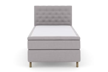 Komplett Sengepakke Choice No 6 120x200 Medium Lateks/Memory - Lysegrå|Kopperben - Møbler - Senger - Kontinentalsenger