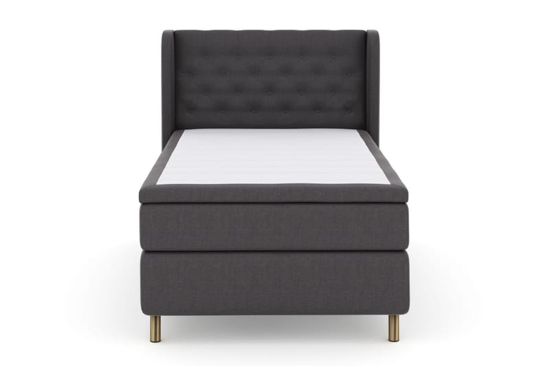 Komplett Sengepakke Choice No 6 120x200 Medium Memory/Pocket - Mørkegrå|Kobberben - Møbler - Senger - Kontinentalsenger