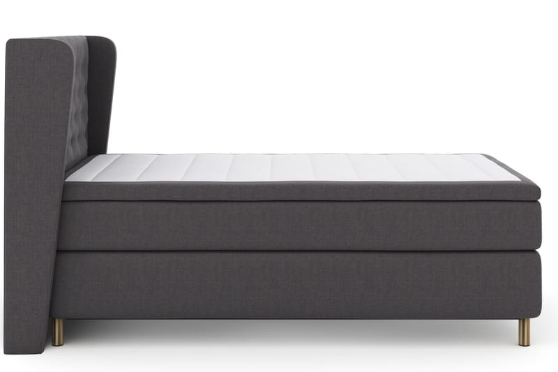 Komplett Sengepakke Choice No 6 120x200 Medium Memory/Pocket - Mørkegrå|Kobberben - Møbler - Senger - Kontinentalsenger