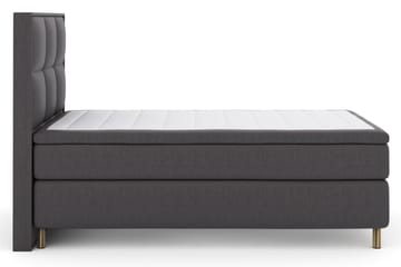 Komplett Sengepakke Choice No 6 120x200 Medium Memory/Pocket - Mørkegrå|Kobberben - Møbler - Senger - Kontinentalsenger