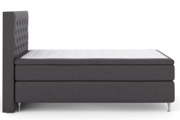 Komplett Sengepakke Choice No 6 120x200 Medium Memory/Pocket - Mørkegrå|Sølvben - Møbler - Senger - Kontinentalsenger