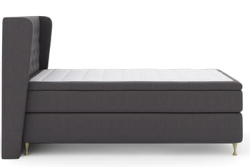 Komplett Sengepakke Choice No 6 120x200 Medium Watergel - Mørkegrå|Gullben - Møbler - Senger - Kontinentalsenger