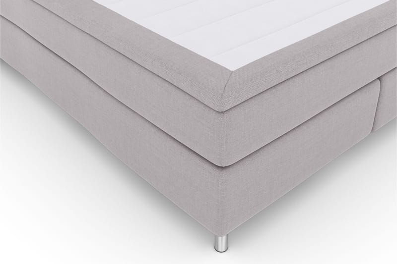 Komplett Sengepakke Choice No 6 160x200 Fast Lateks/Memory - Lysegrå|Metallben - Møbler - Senger - Kontinentalsenger