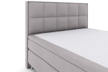 Komplett Sengepakke Choice No 6 160x200 Fast Lateks/Memory - Lysegrå|Metallben - Møbler - Senger - Kontinentalsenger