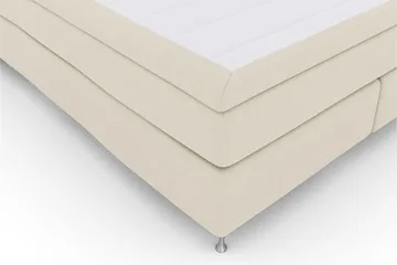 Komplett Sengepakke Choice No 6 180x200 F/M Memory/Pocket - Beige|Sølvben - Møbler - Senger - Kontinentalsenger