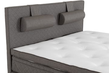 Komplett Sengepakke Diamond 180x200 cm Grå - Memory - Møbler - Senger - Kontinentalsenger