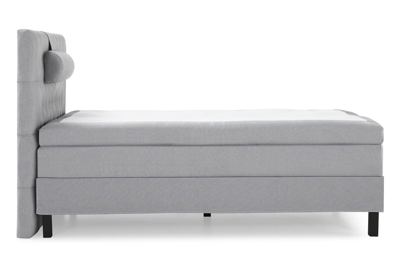 Komplett Sengepakke Lucky 120x200 Diamant Sengegavl Lysgrå - Polyeter Nakkepute Stor - Møbler - Senger - Enkeltsenger