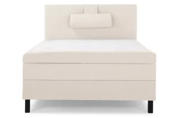 Glatt Sengegavl 120 cm - Beige