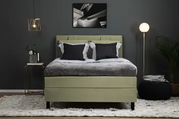 Komplett Sengepakke Lucky 120x200 Glatt Sengegavl Grønn - Lateks - Møbler - Senger - Enkeltsenger