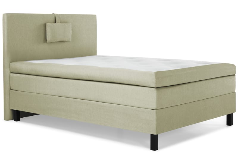 Komplett Sengepakke Lucky 120x200 Glatt Sengegavl Grønn - Memory Nakkepute Liten - Møbler - Senger - Enkeltsenger