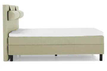 Komplett Sengepakke Lucky 140x200 Glatt Sengegavl Grønn - Skum Nakkepute Stor - Møbler - Senger - Kontinentalsenger