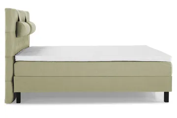 Komplett Sengepakke Lucky 160x200 Diamant Sengegavl Grønn - Skum Nakkepute Stor - Møbler - Senger - Kontinentalsenger