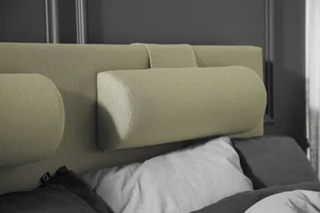 Komplett Sengepakke Lucky 180x200 Glatt Sengegavl Grønn - Memory Nakkepute Stor - Møbler - Senger - Kontinentalsenger