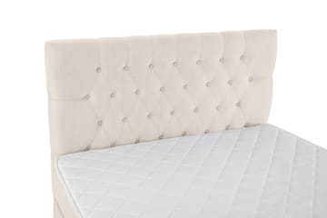 Komplett Sengepakke Olivia 120x200 Diamant Sengegavl Beige - Skum - Møbler - Senger - Kontinentalsenger