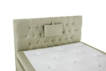 Komplett Sengepakke Olivia 120x200 Diamant Sengegavl Grønn - Lateks Nakkepute Liten - Møbler - Senger - Enkeltsenger