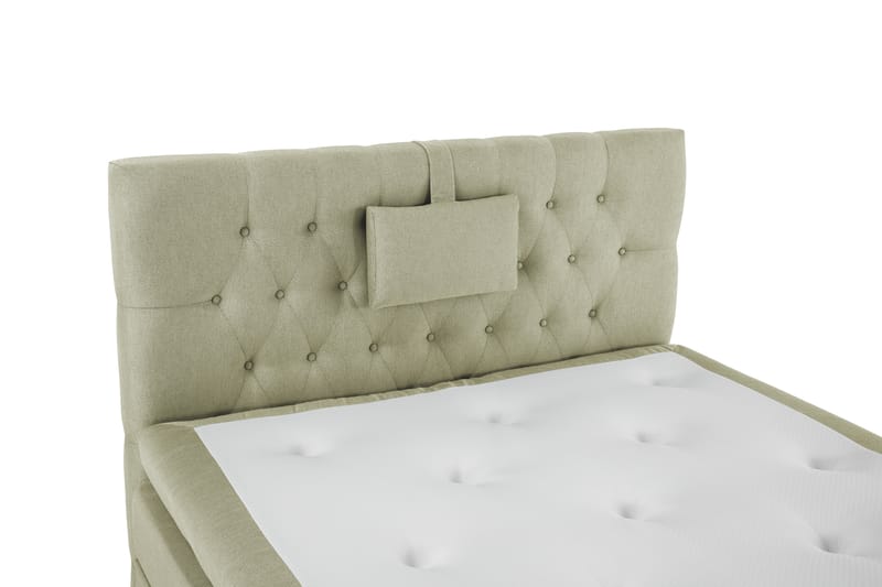 Komplett Sengepakke Olivia 120x200 Diamant Sengegavl Grønn - Lateks Nakkepute Liten - Møbler - Senger - Enkeltsenger