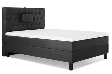 Komplett Sengepakke Olivia 120x200 Diamant Sengegavl Svart/G - Skum Nakkepute Liten - Møbler - Senger - Kontinentalsenger