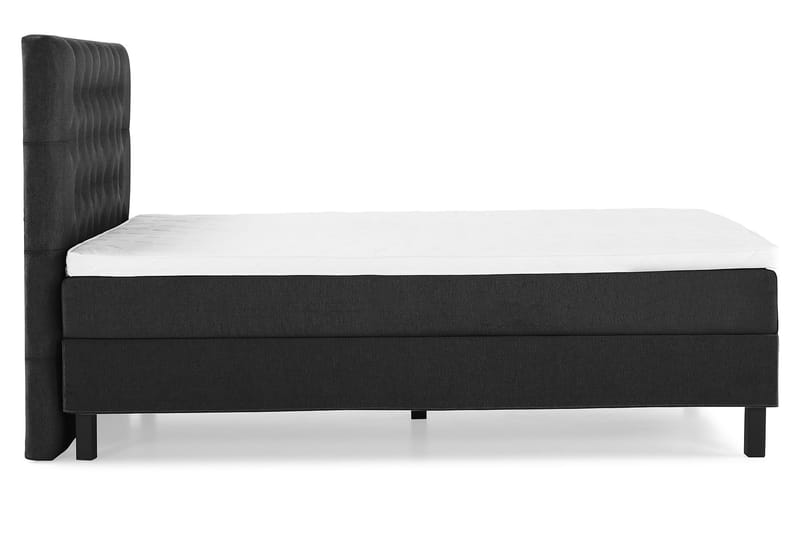 Komplett Sengepakke Olivia 120x200 Diamant Sengegavl Svart/G - Skum - Møbler - Senger - Kontinentalsenger
