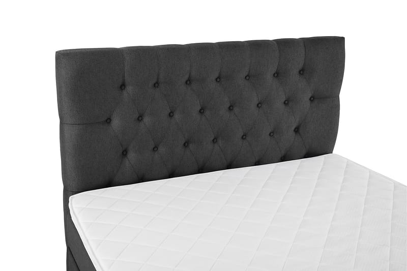 Komplett Sengepakke Olivia 120x200 Diamant Sengegavl Svart/G - Skum - Møbler - Senger - Kontinentalsenger