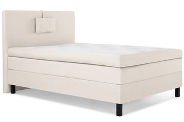 Komplett Sengepakke Olivia 120x200 Glatt Sengegavl Beige - Lateks Nakkepute Liten - Møbler - Senger - Kontinentalsenger