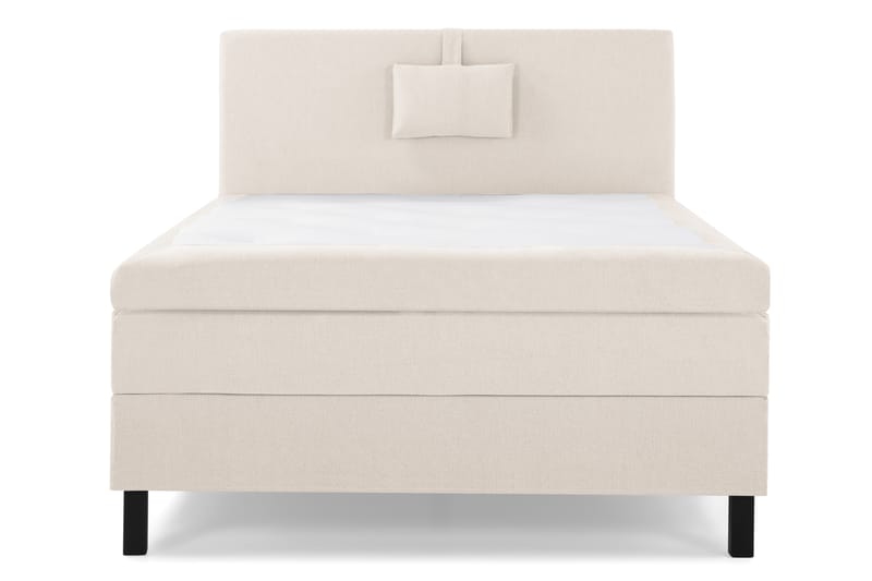 Komplett Sengepakke Olivia 120x200 Glatt Sengegavl Beige - Lateks Nakkepute Liten - Møbler - Senger - Kontinentalsenger