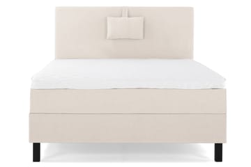Glatt Sengegavl 120 cm - Beige