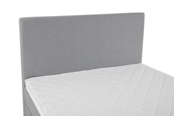 Komplett Sengepakke Olivia 120x200 Glatt Sengegavl Lysgrå - Skum - Møbler - Senger - Kontinentalsenger