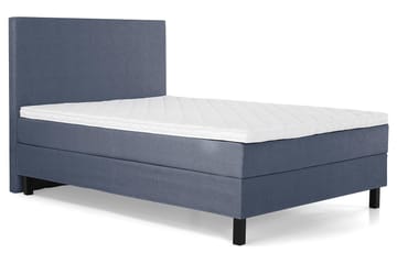 Komplett Sengepakke Olivia 120x200 Glatt Sengegavl Mørkeblå - Skum - Møbler - Senger - Kontinentalsenger