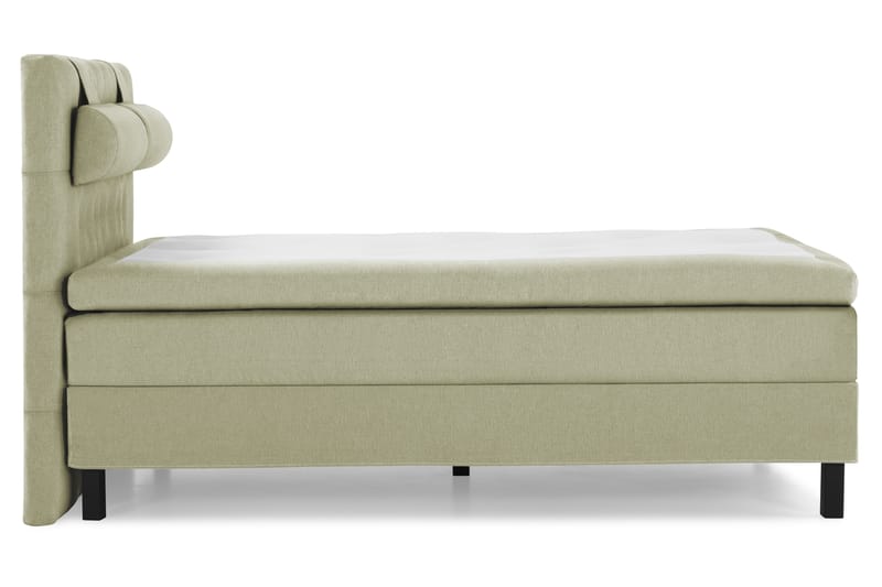 Komplett Sengepakke Olivia 140x200 Diamant Sengegavl Grønn - Polyeter Nakkepute Stor - Møbler - Senger - Kontinentalsenger