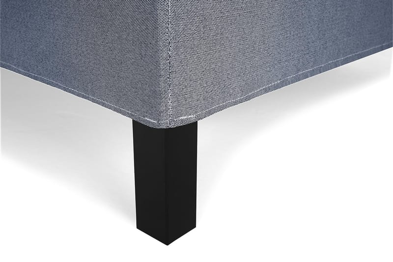 Komplett Sengepakke Olivia 140x200 Diamant Sengegavl Mørkebl - Polyeter Nakkepute Stor - Kontinentalsenger - Komplett sengepakke