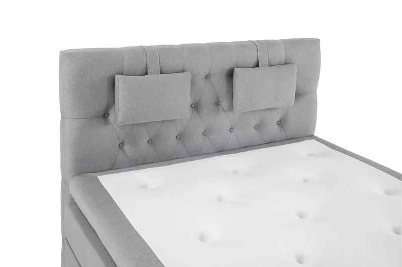 Komplett Sengepakke Olivia 140x200 Diamant Sengegavl Mellomg - Lateks Nakkepute Liten - Møbler - Senger - Enkeltsenger