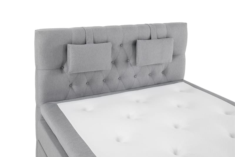 Komplett Sengepakke Olivia 140x200 Diamant Sengegavl Mellomg - Memory Nakkepute Liten - Møbler - Senger - Kontinentalsenger