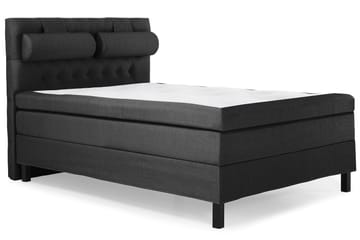 Komplett Sengepakke Olivia 140x200 Diamant Sengegavl Svart/G - Lateks Nakkepute Stor - Møbler - Senger - Kontinentalsenger