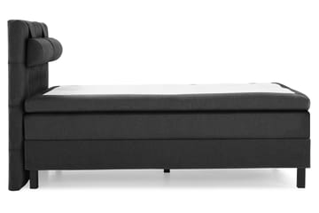 Komplett Sengepakke Olivia 140x200 Diamant Sengegavl Svart/G - Polyeter Nakkepute Stor - Møbler - Senger - Kontinentalsenger