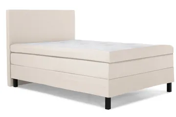 Komplett Sengepakke Olivia 140x200 Glatt Sengegavl Beige - Memory - Møbler - Senger - Enkeltsenger
