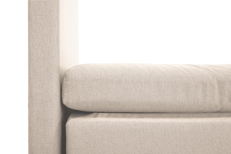 Komplett Sengepakke Olivia 140x200 Glatt Sengegavl Beige - Polyeter Nakkepute Liten - Møbler - Senger - Kontinentalsenger