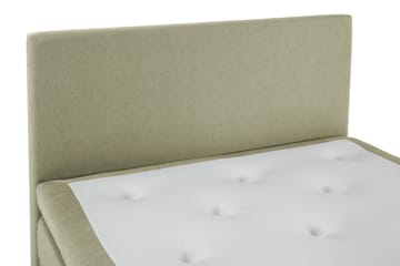 Komplett Sengepakke Olivia 140x200 Glatt Sengegavl Grønn - Memory - Møbler - Senger - Kontinentalsenger