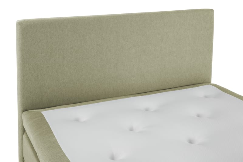 Komplett Sengepakke Olivia 140x200 Glatt Sengegavl Grønn - Memory - Møbler - Senger - Kontinentalsenger