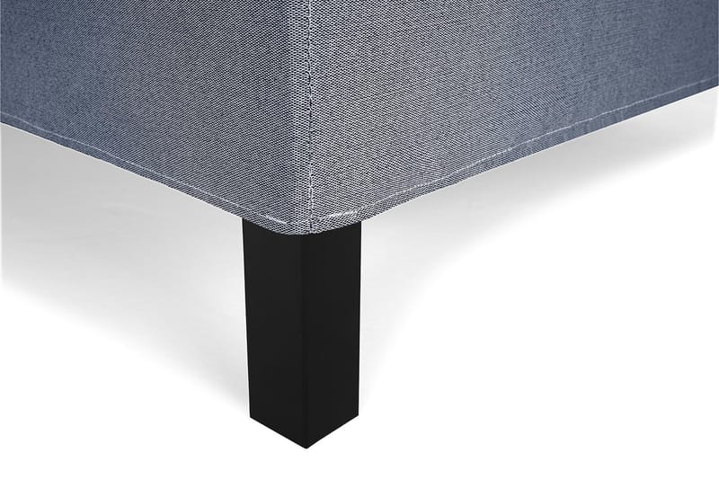 Komplett Sengepakke Olivia 140x200 Glatt Sengegavl Mørkeblå - Polyeter Nakkepute Liten - Møbler - Senger - Kontinentalsenger